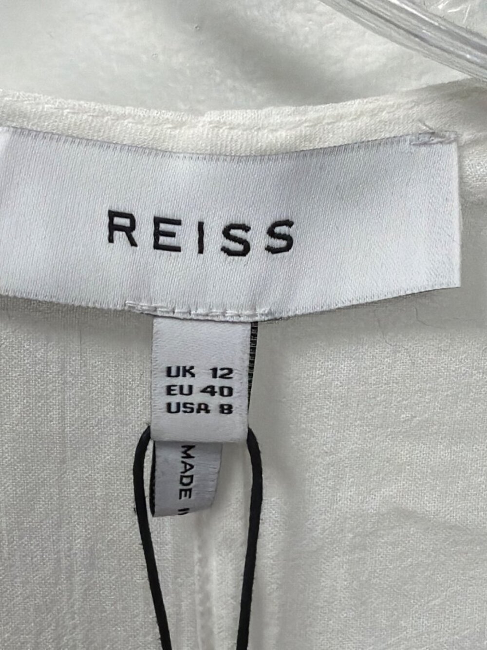 Reiss Etta Embroidered Coverup Swimwear Beach Dress Size 8 New - Picture 9 of 9